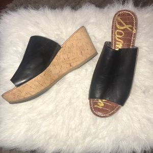Sam Edelman Leather Platforms Slip-ons
